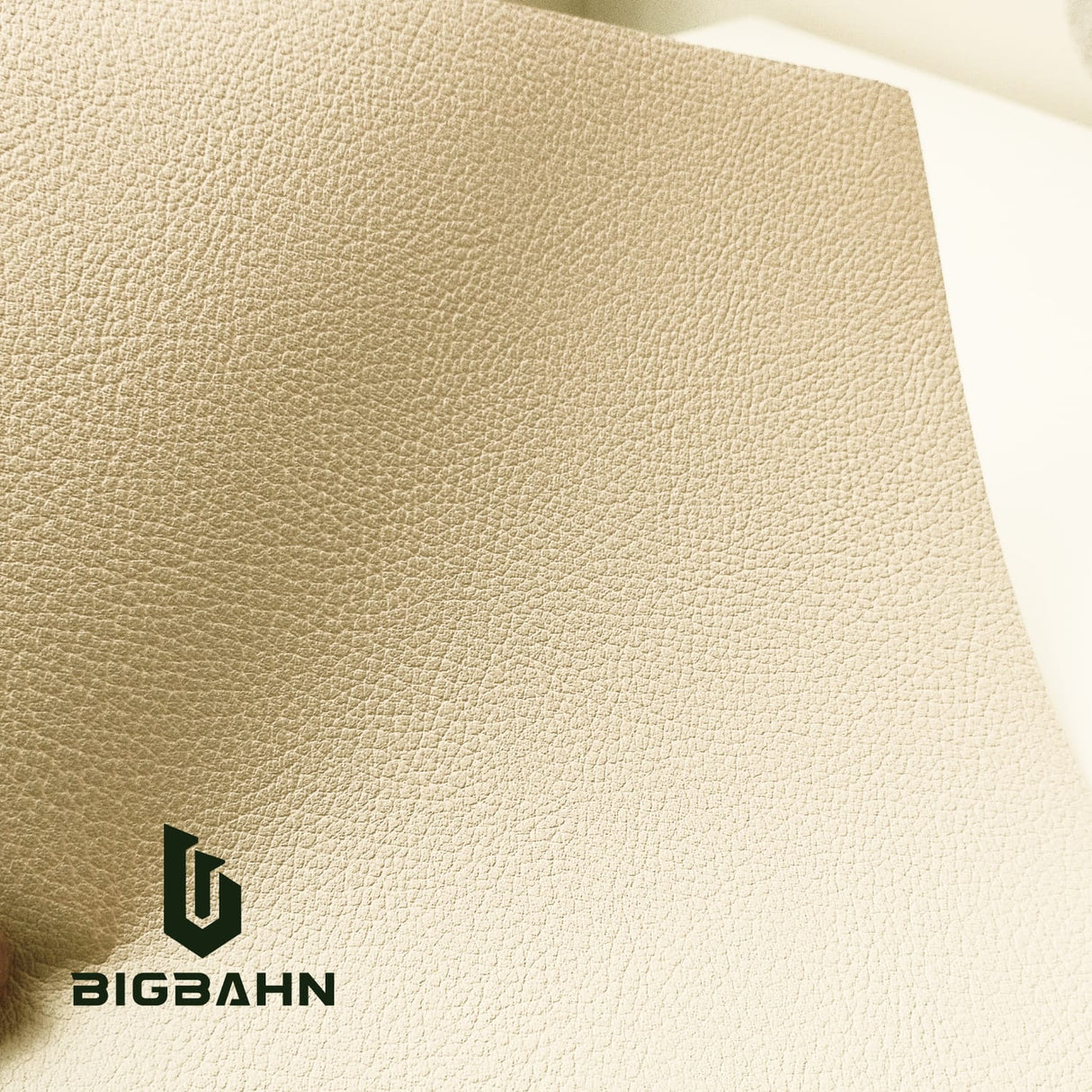 Lychee Grain Fabric Texture in Cream for RV Interior Film - Bigbahn