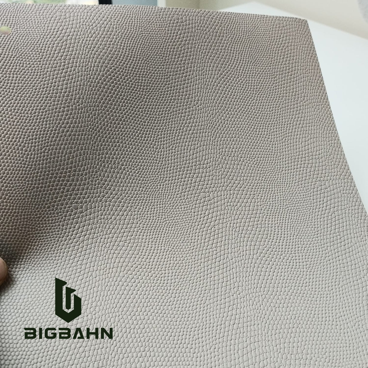 Leather Texture Bean Paste-gray Lizard Skin for RV Interior Film - Bigbahn