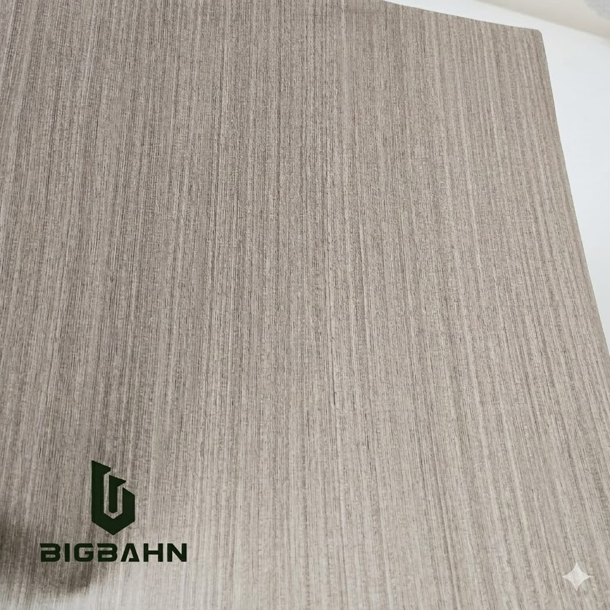 Wood Grain Texture Warm Gray Staight Line for RV Interior Film - Bigbahn