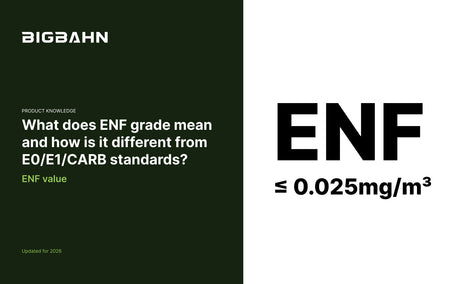 What does ENF grade mean and how is it different from E0/E1/CARB standards?