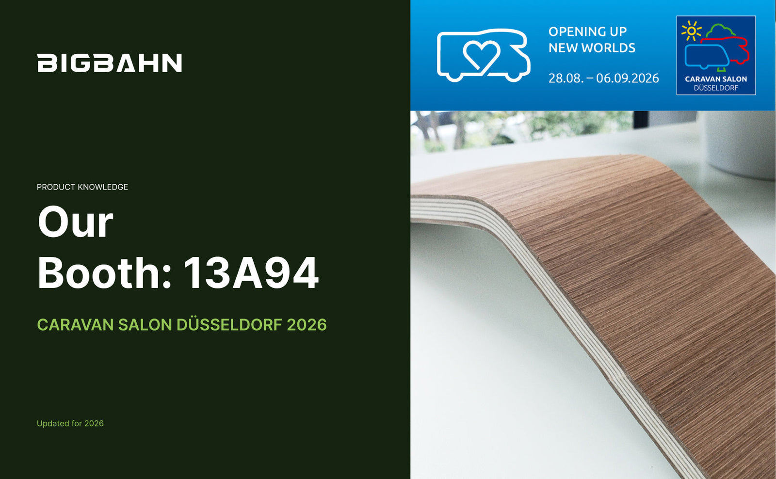 CARAVAN SALON DÜSSELDORF 2026 Wall Cladding Panels