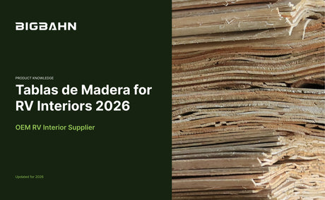 Tablas de Madera for RV Interiors: The 2026 Wood Panel Selection Guide