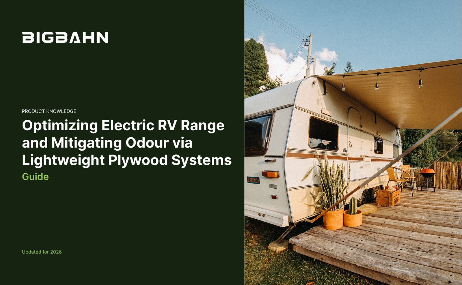 Technical Guide: Optimizing Electric RV Range and Mitigating Odour via Lightweight Plywood Systems