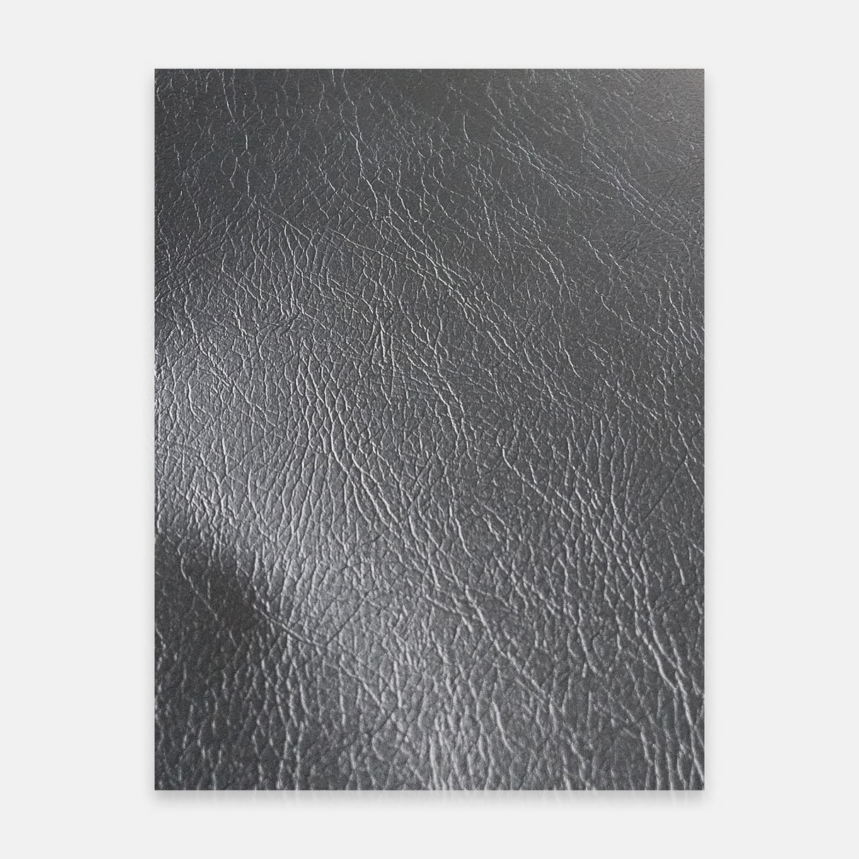 Leather Texture Charcoal Black Natural Leather for RV Interior Film