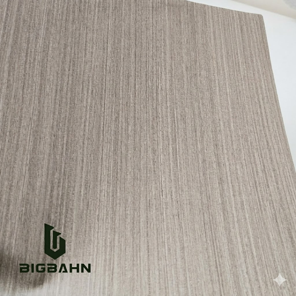 Wood Grain Texture Warm Gray Staight Line for RV Interior Film - Bigbahn