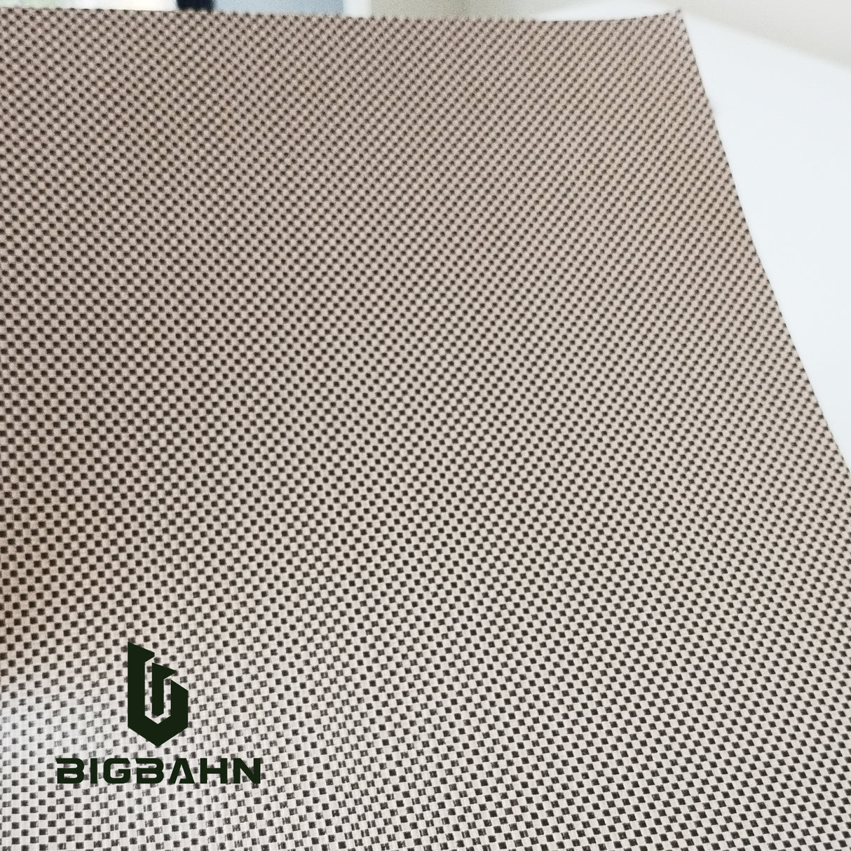Fabric Texture Grey Checkered Pattern for RV Interior Film - Bigbahn