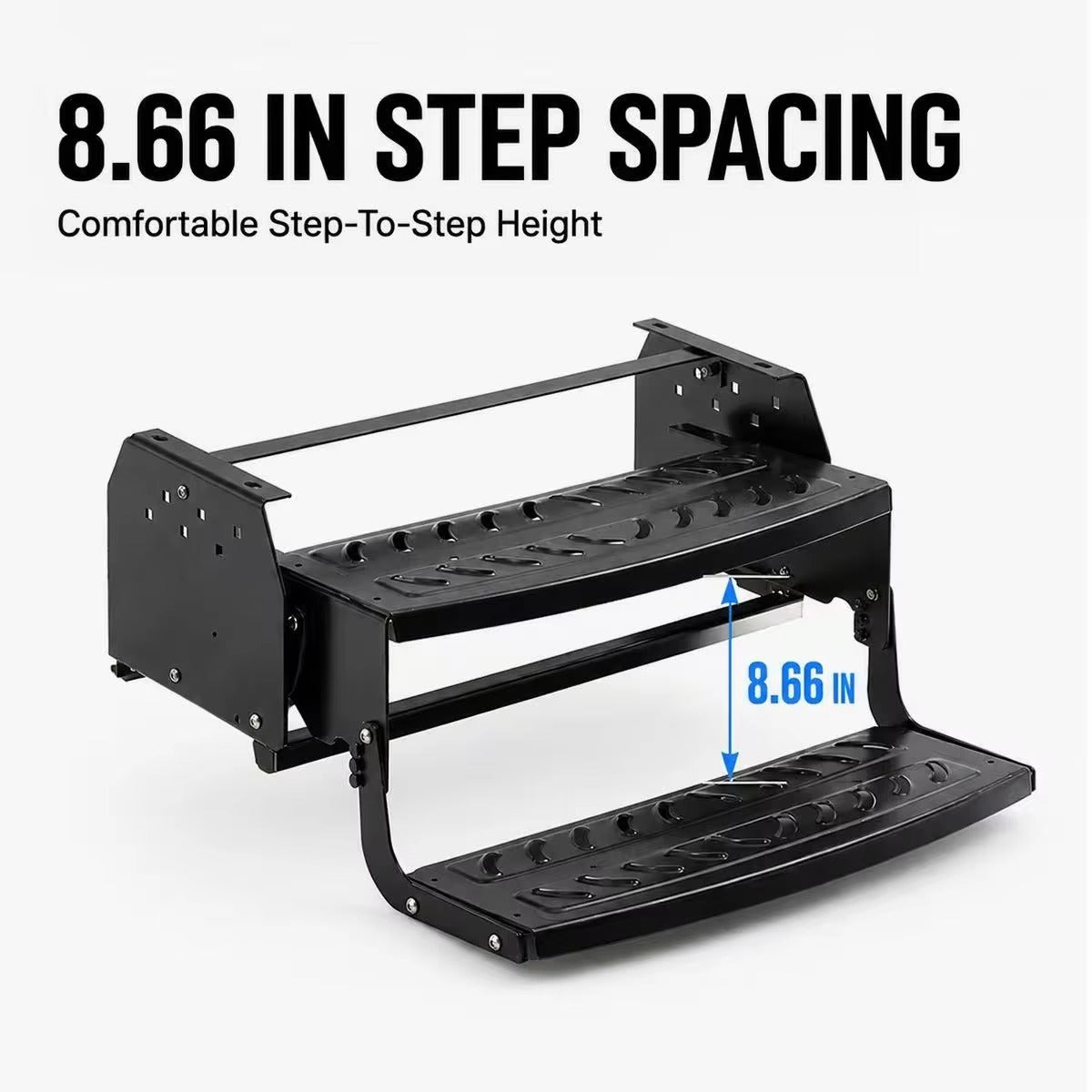 Manual Folding 2-Step RV Folding Caravan Ladder