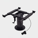 Pneumatic RV Table Leg, Height Adjustable Aluminum Swivel Table Pedestal with Steel Base for Camper, Van, Boat