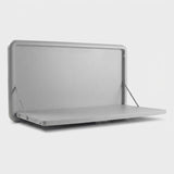 Wall-Mount Flip-Down RV Outdoor Table ASA Aluminum Stainless Steel 25KG Load Capacity 90 Opening Angle No Extra Space