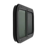RV Sliding Window, Aluminum Frame Tinted Tempered Glass Window for Camper, Caravan, Trailer, Van